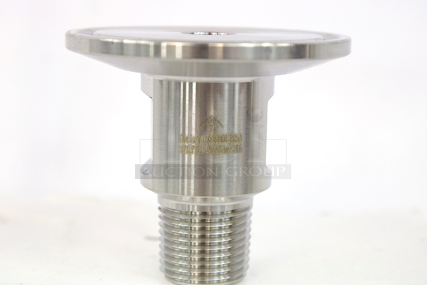 NEW-NEVER USED Glacier Tanks National Pipe Taper Adapter – Tri-Clamp Connection : 1-1/2” x MNPT 3/8”.  - Image 3 of 4