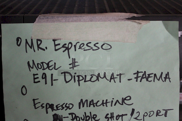 DEAL OF YOUR LIFE! Mr. Espresso E91-Diplomat-FAEMA - Double Shot/2 Port. - Image 2 of 5