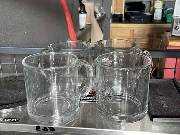 OUTSTANDING! Bunn Coffee Bar - Includes: Bunn 04275.0031 VPS 12 Cup Pourover Coffee Brewer with 3 Warmers - 120V (MODEL: VPS, BLK-LTD SW), 2 Coffee Decanters, 4 Glass Coffee Cups, Filters, Mind Reader Acrylic 9 Compartment Condiment Organizer, Black, FL310 Bakers Rack, Coffee Bar, Kitchen Storage Shelf Rack with Space For 10 Hooks, 3 Shelves, Adjustable Feet, for Microwave Oven. Combined Value of $850  - Image 7 of 8