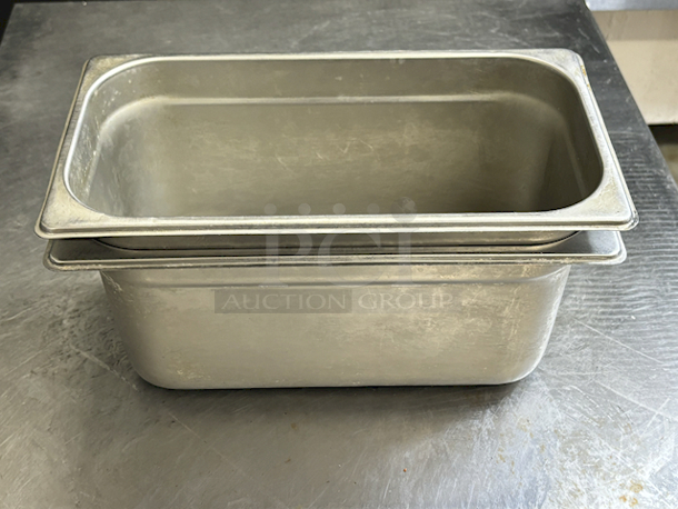 1/3 Pans x 6", Metal. 2x Your Bid. - Image 1 of 2