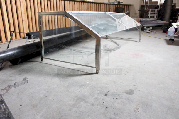 NEW! Never Used Glass Sneeze Guard. 
78-1/4x31-1/8x23 - Image 2 of 5