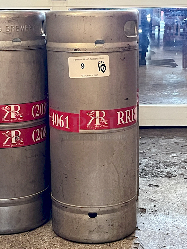 AWESOME!! (10) 1/6 Barrel Stainless Steel Kegs. 

10x Your Bid - Image 2 of 3