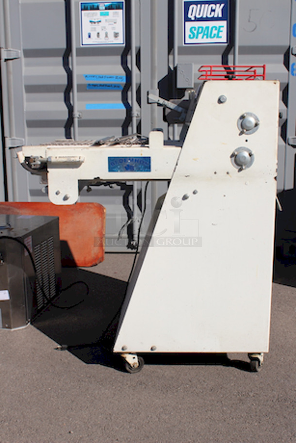 BEAUTIFUL! Bloemhof 860L Bread & Roll Moulder, 24” Wide Roller, 115v. On Commercial Casters,  29x45x52 - Image 4 of 10
