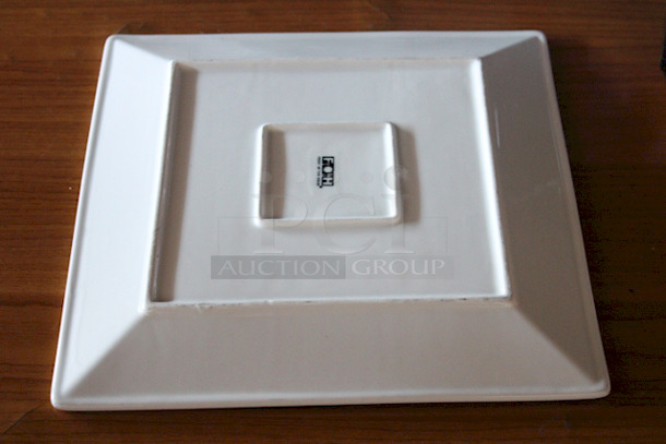 LIKE NEW! Front of the House DOS027WHP21 Kyoto 11 3/4" Bright White Square Porcelain Plate. 11-3/4x11-3/4x1. 25x Your Bid - Image 4 of 6