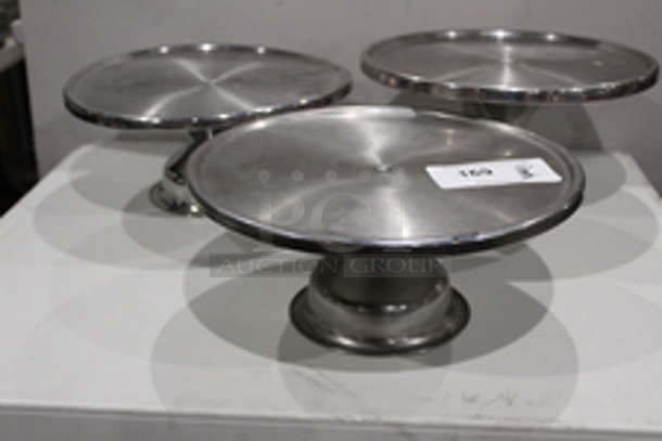Set of 3 Stainless Steel Round Cake Stands
13x6-1/2
3x Your Bid
 - Image 5 of 6