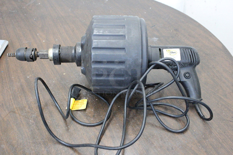 NICE! Cobra LX250 1/4-in x 25-ft Cable Drum Machine Auger, 120volt