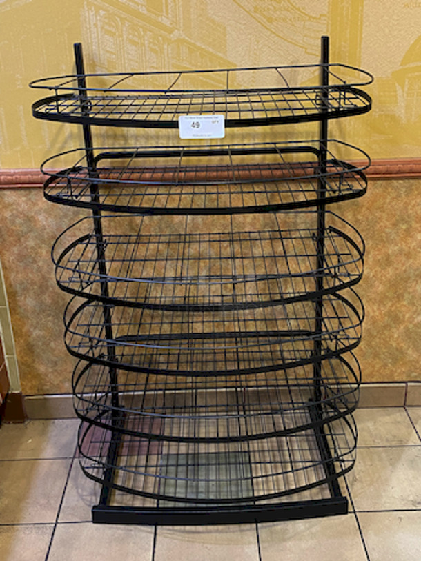 AMAZING! Oval Wire Merchandiser Rack. 
35x23x53-1/2 - Image 2 of 5