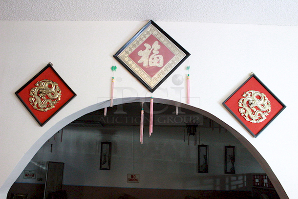 ORNATE! Framed Wall Art. 22x22 3x Your Bid - Image 1 of 6