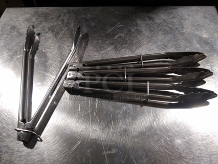 10 in. Tongs x4