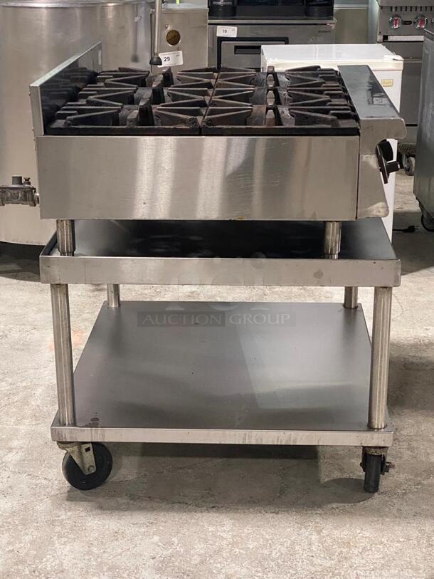 Garland Natural Gas 6 Burner 36" Countertop Range Stand Not Included - Image 2 of 5