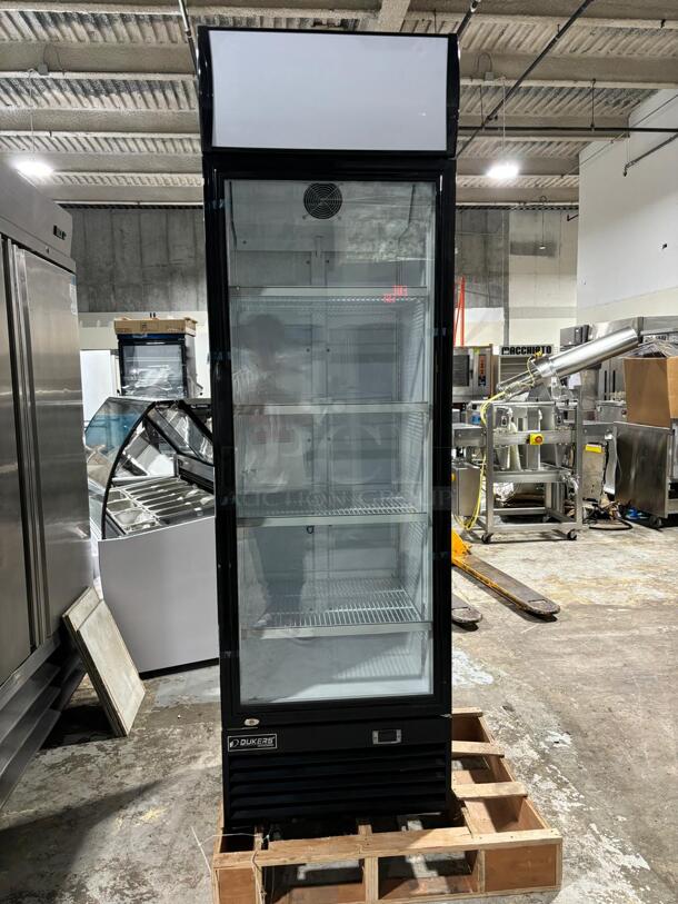 DSM-15R Commercial Single Glass Swing Door Merchandiser Refrigerator
 - Image 1 of 4