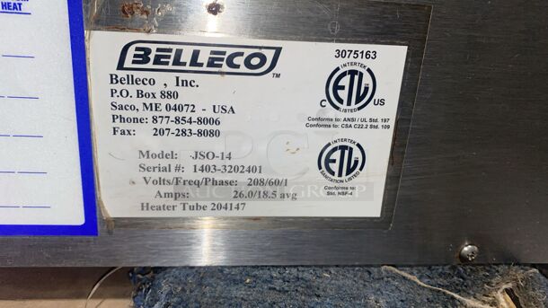 Belleco "MAESTRO" Infrared Pizza/Sandwich Oven - 14", JSO-14 - Image 4 of 7