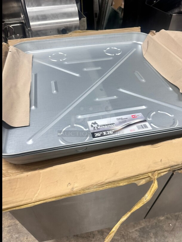 New Rectorseal 26-in x 26-in Titan Condensate Drain Pan, Metal  - Image 6 of 6