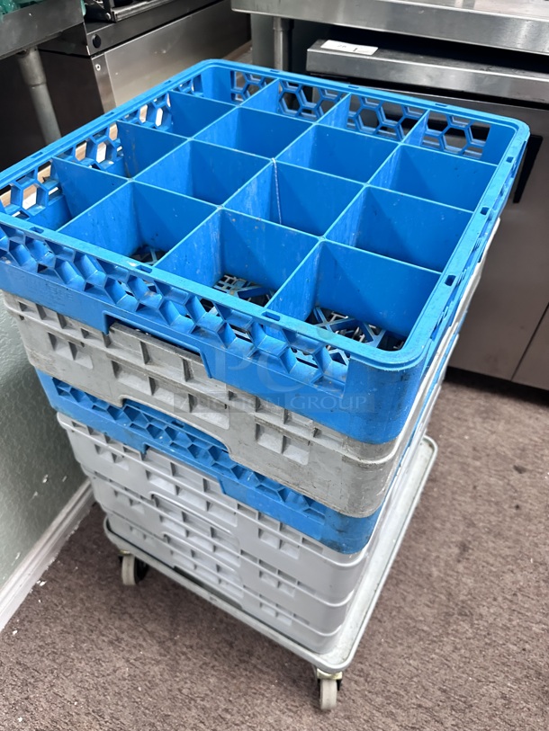 Commercial Dishwasher Rack NSF With Moving Cart - Image 2 of 5