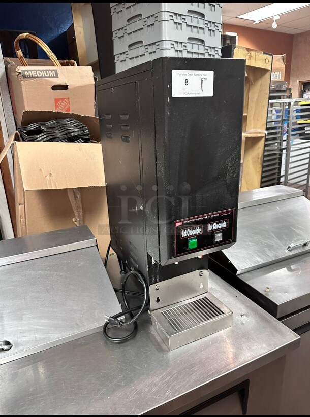 Certified Working Cecilware Pro GB2  Hot Chocolate Dispenser w/ (2) 14 lb Hoppers, 120v NSF  - Image 1 of 9