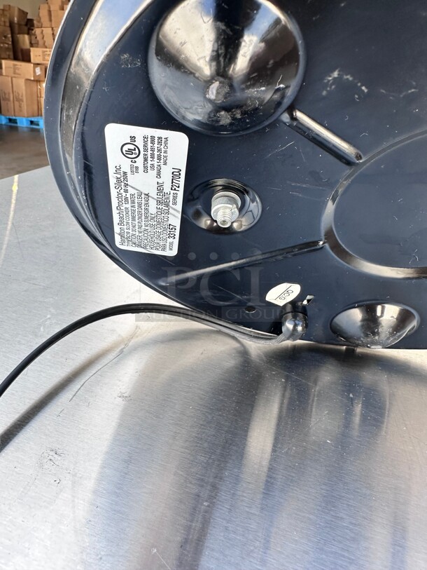 Hamilton Beach Slow Cooker with 3 Cooking Settings, Dishwasher-Safe Stoneware Crock & Glass, 8-Quart Built-In Lid Rest, Black - Image 2 of 8