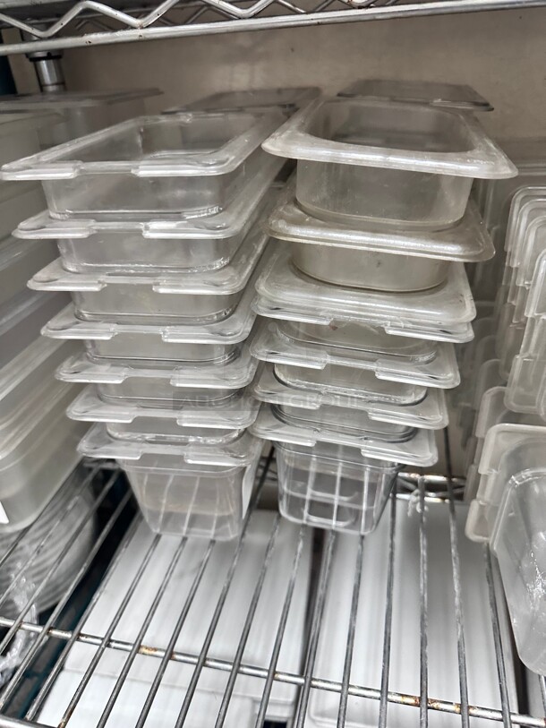 Commercial 1/3 Size Plastic Storage Container NSF - Image 4 of 9