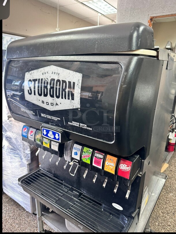 Cornelius IDC215 with 8  Sanitary Lever Valves Cold Carbonation Soda Dispenser 120 Volt Working - Image 5 of 9