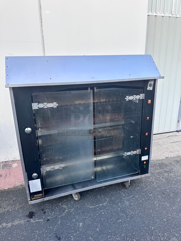 Rotisol Commercial 4 Spit Chicken Rotisserie Machine Gas NSF - Image 3 of 9