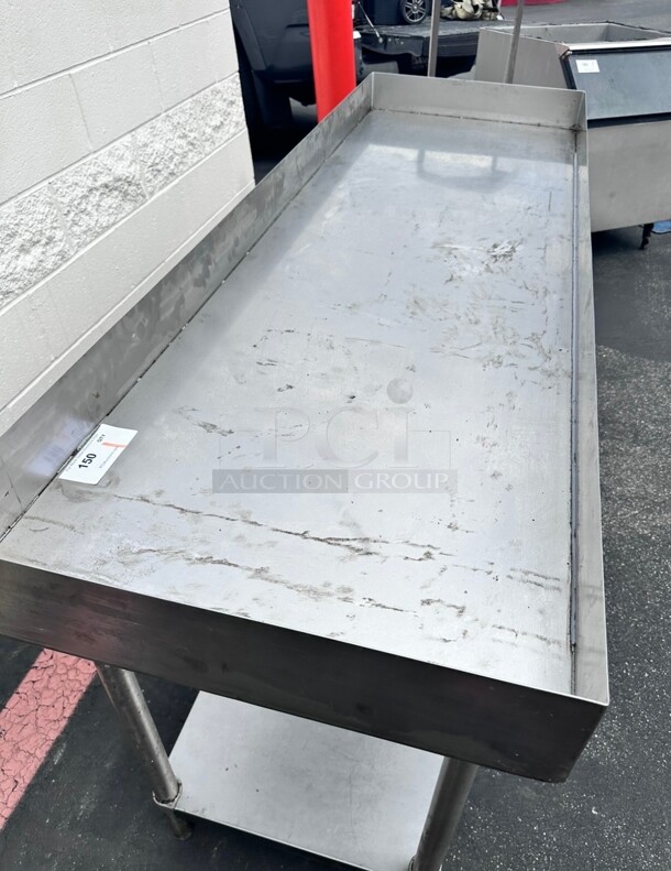 Commercial 72 Inch Stainless Steel Table NSF - Image 8 of 8