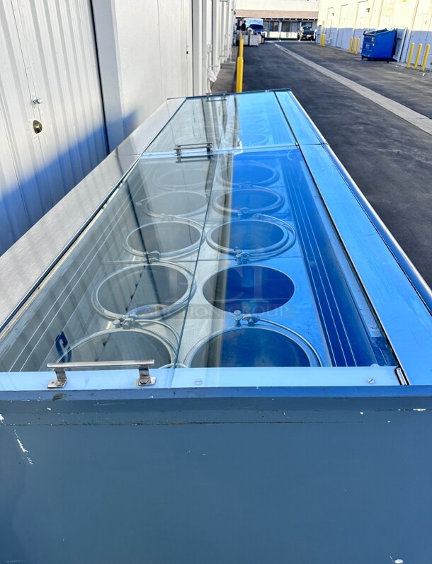 Late Model Gelo Standard 120 Inch SCACCO MATTO Ice Cream Show Case 220 Volt Working - Image 2 of 9