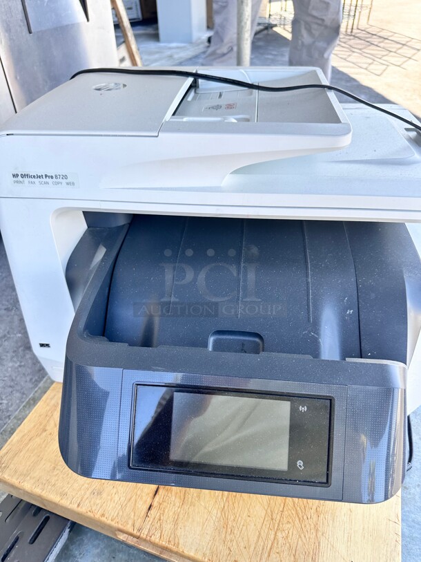 H P OfficeJet Pro 8720 All-in-One Wireless Printer White - Image 1 of 7