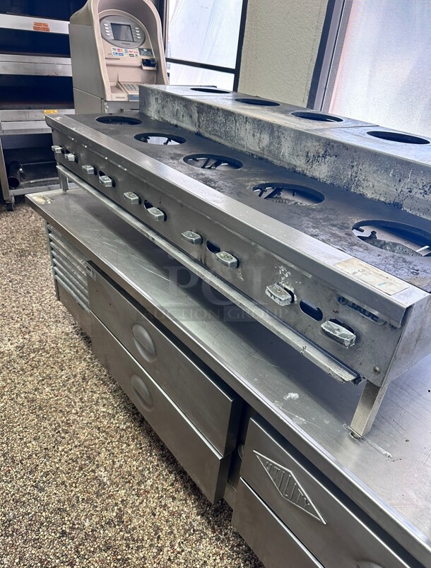 Certified Working Jade Range JHPE 72 inch Gas Step Up Hot Plate w/ (10) Burners & Infinite Controls, Natural Gas - Image 4 of 7