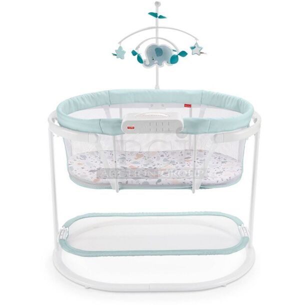 Fisher-Price GPJ89-9993 Soothing Motions Bassinet, Ocean Sands   
WIDTH: 37 DEPTH: 27.16HEIGHT: 48 - Image 2 of 2