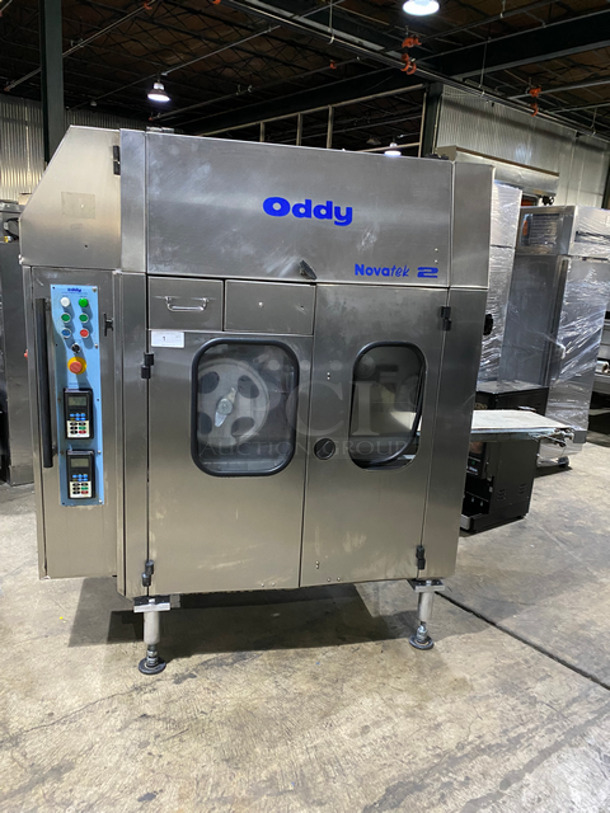 GREAT FIND! Oddy Commercial Dough Divider/Rounder! All Stainless Steel! On Legs!