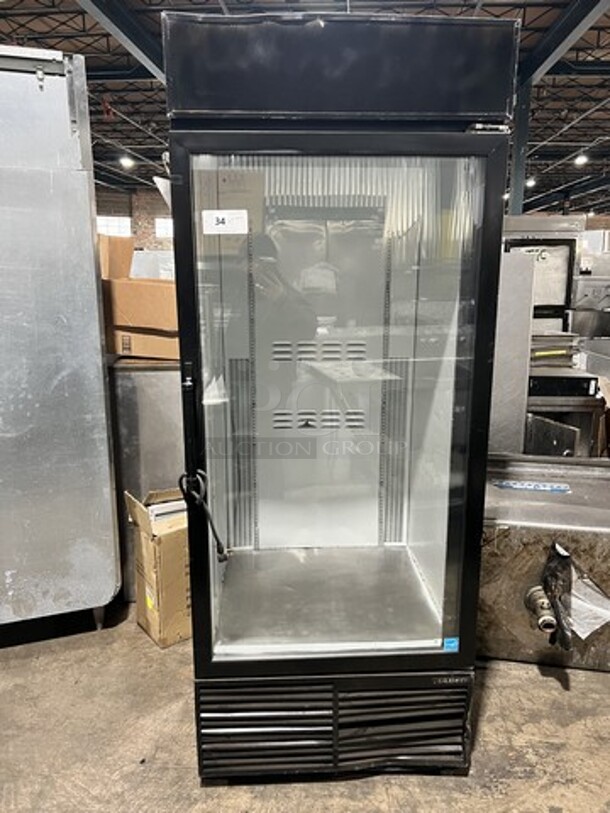 Habco Commercial Single Door Reach In Cooler! With View Through Door!  Model: ESM28 SN: 28050133 115V 60HZ 1 Phase - Image 1 of 9