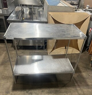 All Stainless Steel Commercial Worktable With Undershelf!