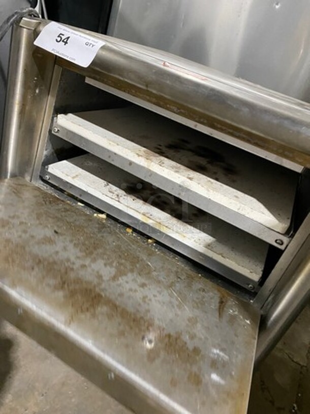 Cecilware Commercial Electric Powered Pizza Oven! With Stones! All Stainless Steel! On Legs! Model: PO18 120V - Image 5 of 9