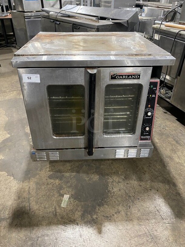 Garland Commercial Gas-Powered Full-Size Convection Oven! With View Through Doors! Metal Oven Racks! All Stainless Steel!