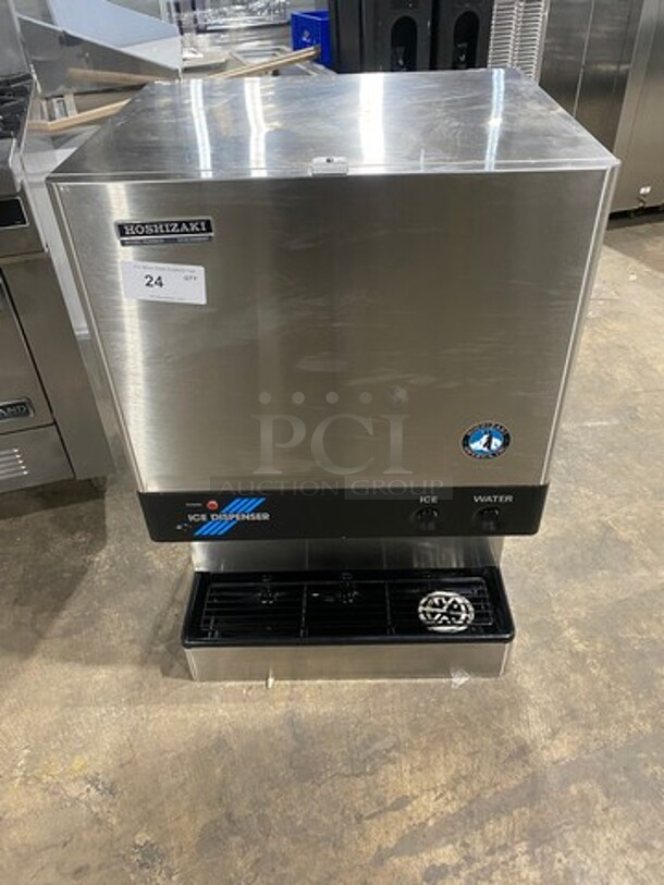 Hoshizaki Commercial Countertop Ice Maker/Dispenser And Water Dispenser! All Stainless Steel! Model: DCM500BWF SN: J10230L 115/120V 60HZ 1 Phase - Image 1 of 10