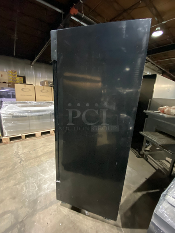 COOL! LIKE NEW! BARELY USED! LATE MODEL! 2021 Atosa 3 Door Reach In Freezer Merchandiser! With View Through Doors! Poly Coated Racks! On Casters! Still Under Manufacturers Warranty! Model: MCF8728GR SN: MCF8728GRAUS100321032100C40002 115/208/230V 60HZ 1 Phase - Image 2 of 9