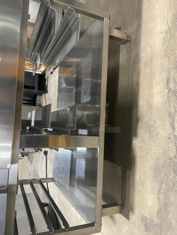 WOW! Market Forge Commercial Electric Powered Combi Oven Steamer! With Pan Rack Storage Space Underneath! All Stainless Steel! On Legs! WORKING WHEN REMOVED! Model: MFC101SAA SN: 112097HD051S 208V 60HZ 1 Phase - Image 5 of 9