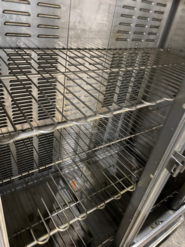Carter Hoffman Commercial 2 Door Heated Banquet Cart! With Metal Racks! All Stainless Steel! On Casters! Model: BB-1300 SN: 18204380200102831K29 120V 60HZ 1 Phase - Image 6 of 9