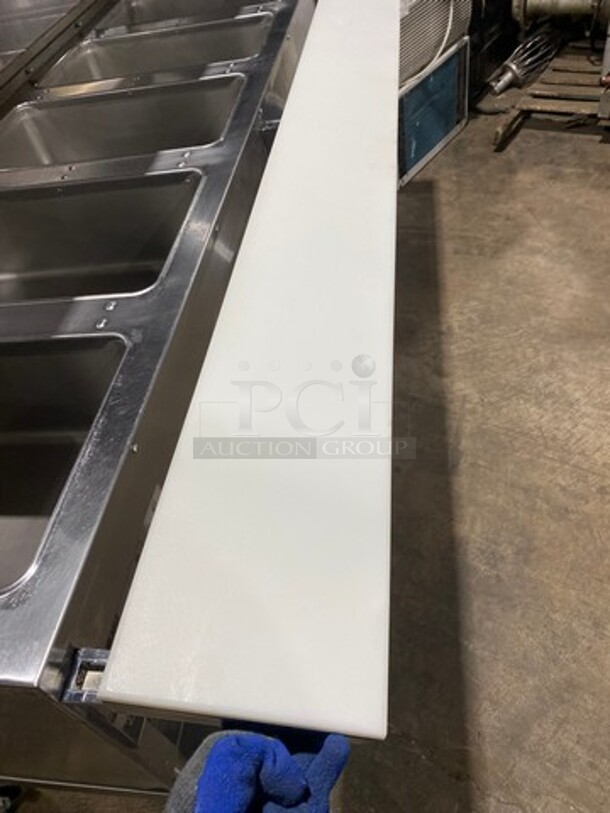 Eagle Commercial Electric Powered 5 Well Steam Table! With Storage Space Underneath! All Stainless Steel! On Casters! Model: YSPHT5 SN: 2008990192 208V 60HZ 1 Phase - Image 7 of 10