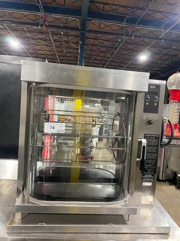 Savory Commercial Countertop Electric Powered Rotisserie Oven! All Stainless Steel Body! - Image 1 of 8