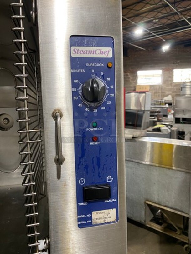 Cleveland Commercial Electric Powered Single Compartment Steam Cooker Cabinet! All Stainless Steel! On Legs! Model: 22CET6 SN: WC9521906C02 208V 60HZ 3 Phase - Image 6 of 10