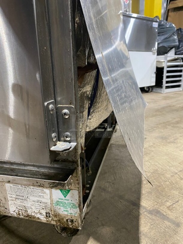 Winston CVap Stainless Steel Commercial 2 Half Size Door Reach In Warming Holding Rack on Commercial Casters! MODEL HA4522ZE SN:20070420072 120V 1PH - Image 10 of 11