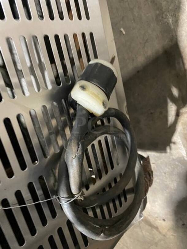 All Star Commercial Refrigerated Open Display Merchandiser! With Small Storage Space Underneath! All Stainless Steel! Model: 6999GTIREFC SN: 0910151 120V 60HZ 1 Phase - Image 9 of 9