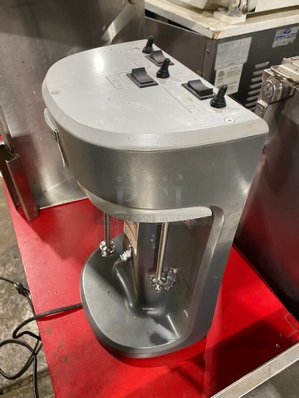 Hamilton Beach Commercial Countertop Professional 3 Spout Beverage/ Milkshake Mixer! Model: HMD400 SN: J4991L00289 120V - Image 2 of 8