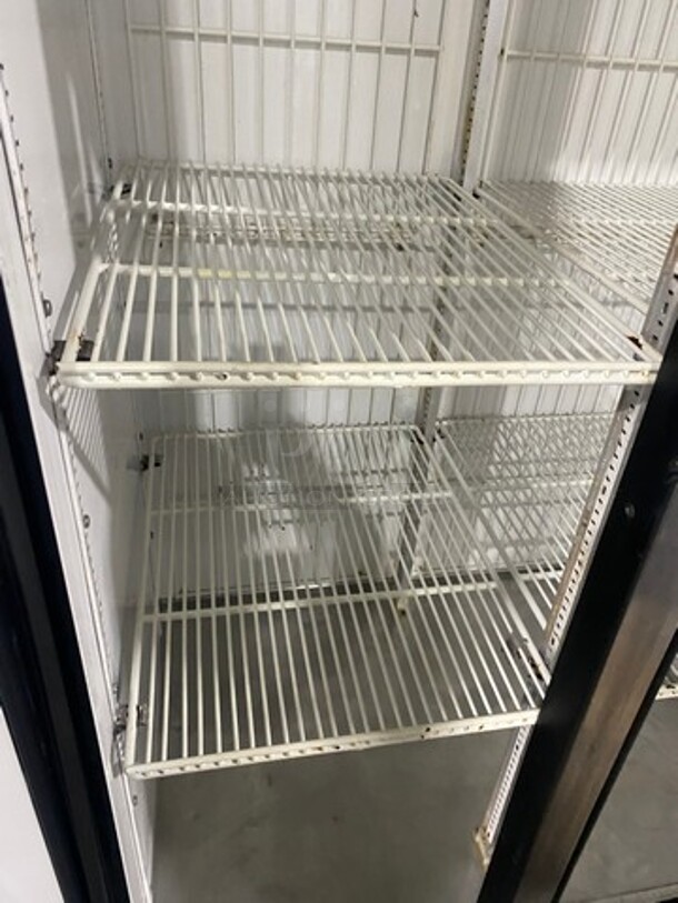 COOL! True Commercial 2 Door Reach In Freezer! With Poly Coated Racks! All Stainless Steel! On Casters! Model: T35F SN: 5079245 115V 60HZ 1 Phase - Image 6 of 9