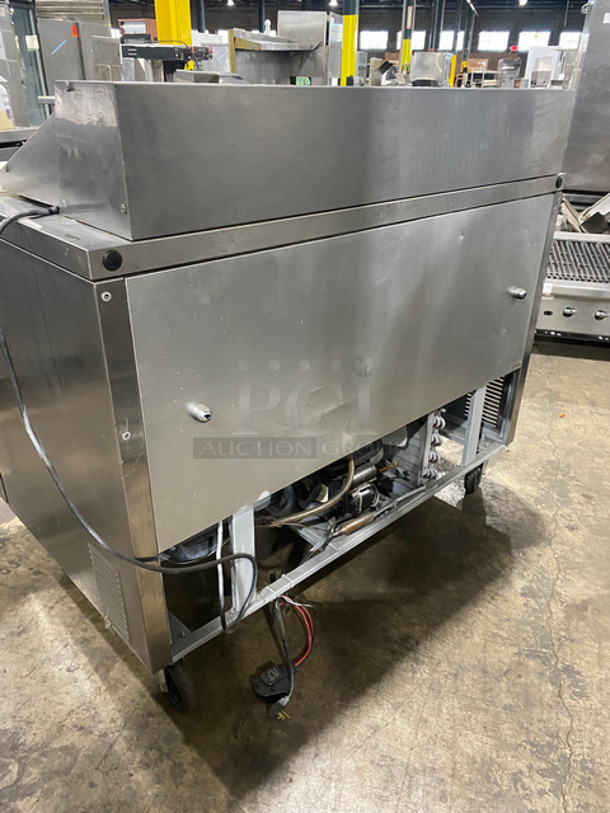 True Commercial Refrigerated Sandwich Prep Table! With Commercial Cutting Board! With 2 Door Underneath Storage Space! Poly Coated Racks! All Stainless Steel! On Casters! Model: TSSU4812 SN: 13941123 115V 60HZ 1 Phase - Image 4 of 10