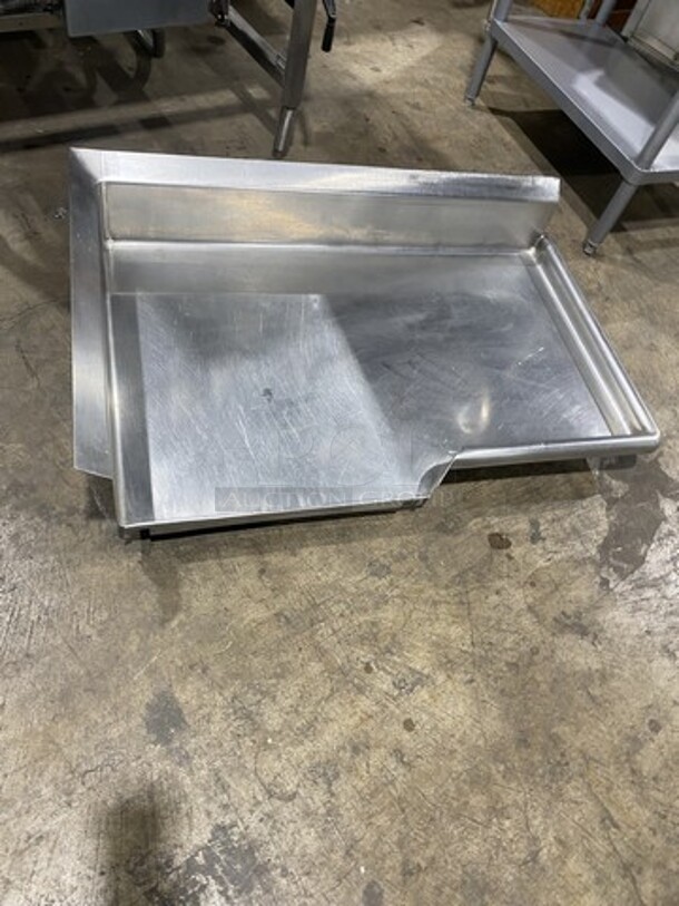 Hobart Heavy Duty Commercial Upright Pass Through Dishwasher! With Entering & Receiving Wash Table! With Garbage Disposal!  All Stainless Steel! On Legs! - Image 8 of 9