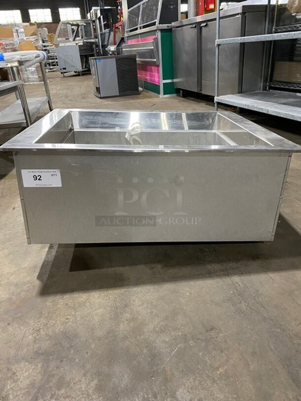 Hatco Commercial Drop In Cold Pan! Solid Stainless Steel! Model: CWBX2 SN: 7577951551 120V 60HZ 1 Phase