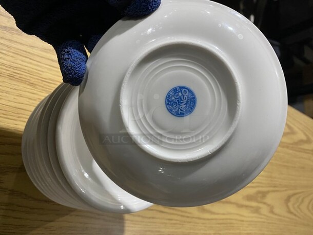 ALL ONE MONEY! CAC White Round Serving Plates!   - Image 5 of 8