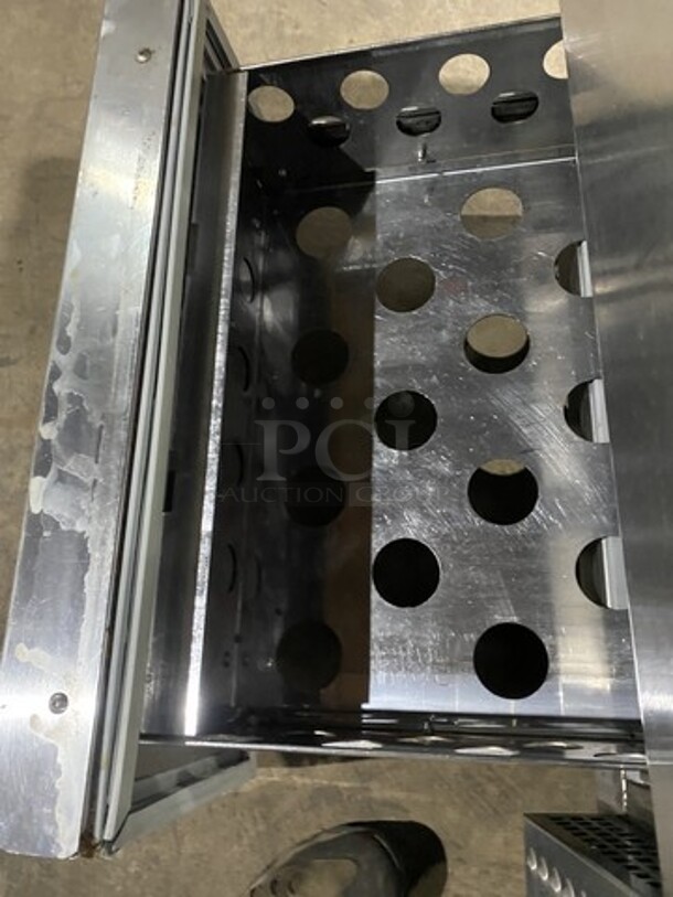 Continental All Stainless Steel Refrigerated 2 Drawer Chef Base! 115V 1 Phase! On Commercial Casters! - Image 6 of 8