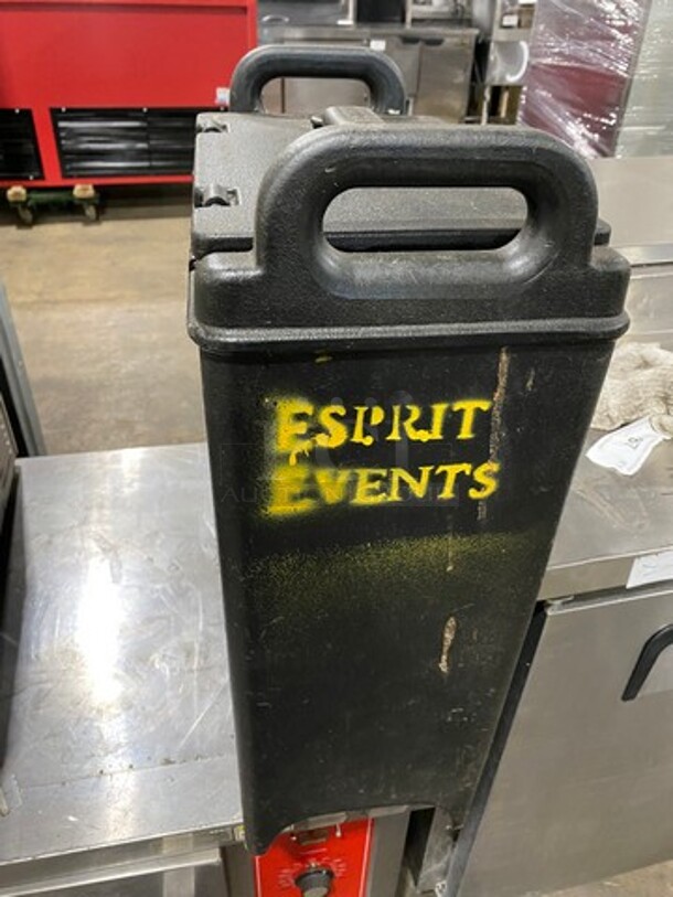 Cambro Insulated Beverage Dispenser/ Holder! With Side Handles! With Lid! - Image 2 of 5